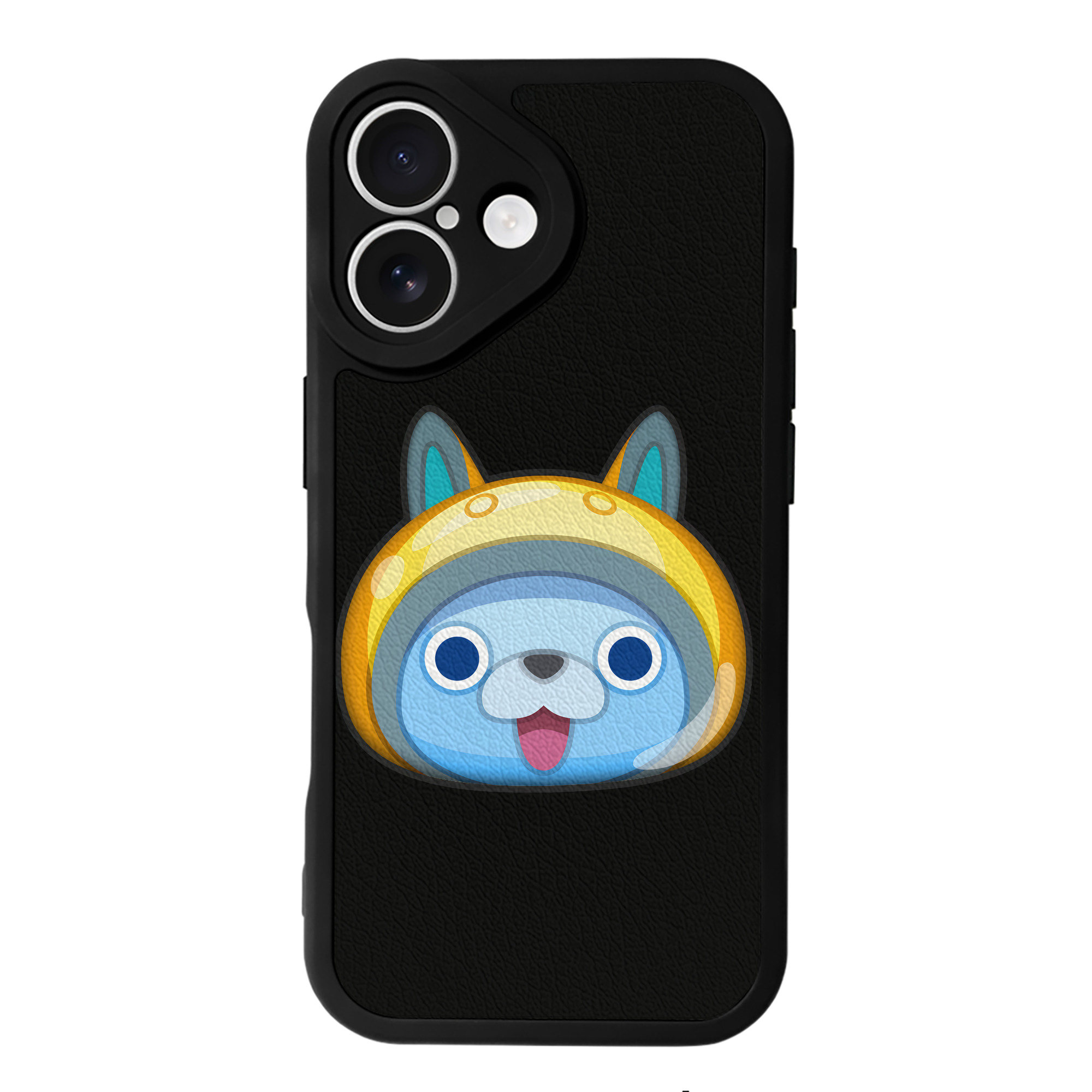 （画像用） 妖怪ウォッチ Yo-kai Watch 【iPhone 16シリーズ対応】シリコンスマホケース（レザー調） 材質：シリコン